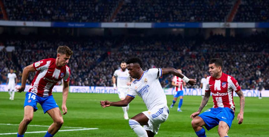 موعد مباراة ريال مدريد وأتلتيكو مدريد بالدوري الإسباني والقنوات الناقلة لها