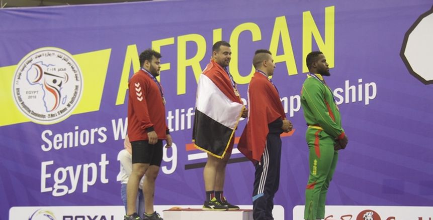 6 ميداليات متنوعة لمصر بمنافسات وزن 109 كجم بالبطولة الأفريقية لرفع الأثقال