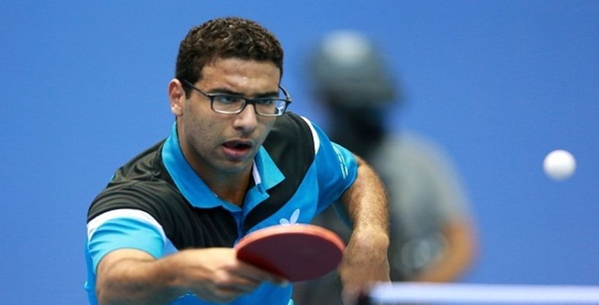 عمر عصر لاعب تنس الطاولة يتبرع بمكافأة بطولة أفريقيا لصالح معهد الأورام