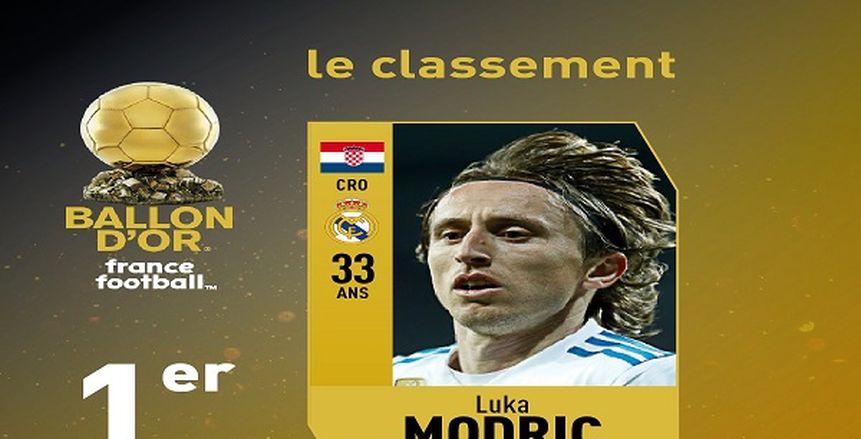 أول تعليق من «مودريتش» بعد التتويج بجائزة الكرة الذهبية