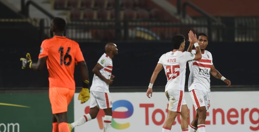 أهداف مباراة الزمالك وسوار الغيني بالكونفدرالية.. نداي يضيف الرابع
