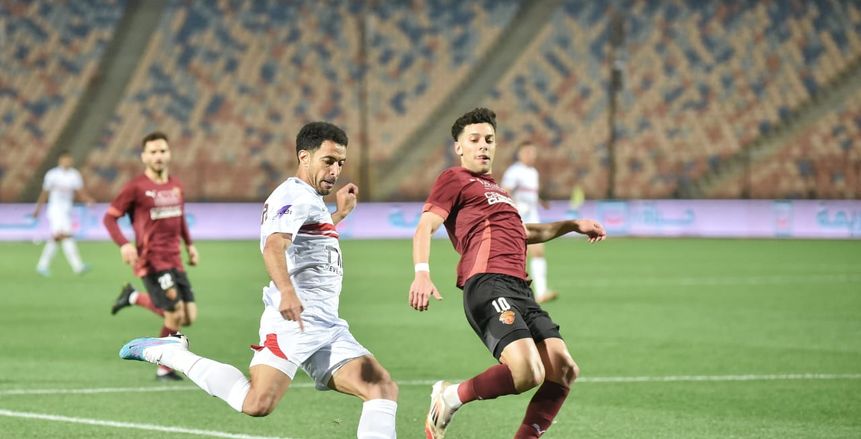 أهداف مباراة الزمالك وسيراميكا كليوباترا في كأس مصر..  أحمد بلحاج يسجل