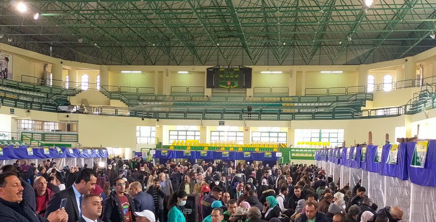 إقبال كثيف في الساعات الأولى من انتخابات الاتحاد السكندري