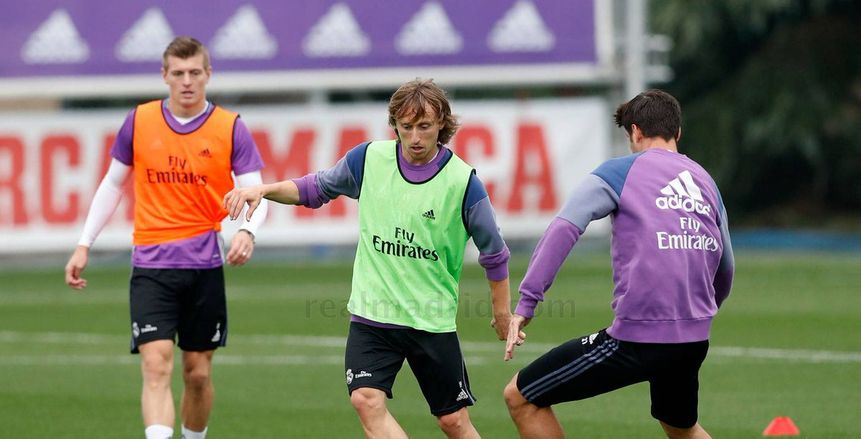 بالفيديو| عودة مودريتش إلى تدريبات ريال مدريد
