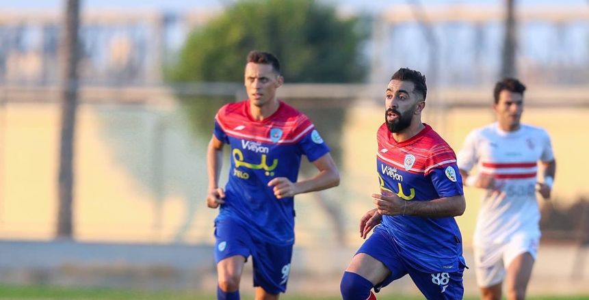 الزمالك يتقدم على أبها السعودي في الشوط الأول.. وشيكابالا يكرم القائد