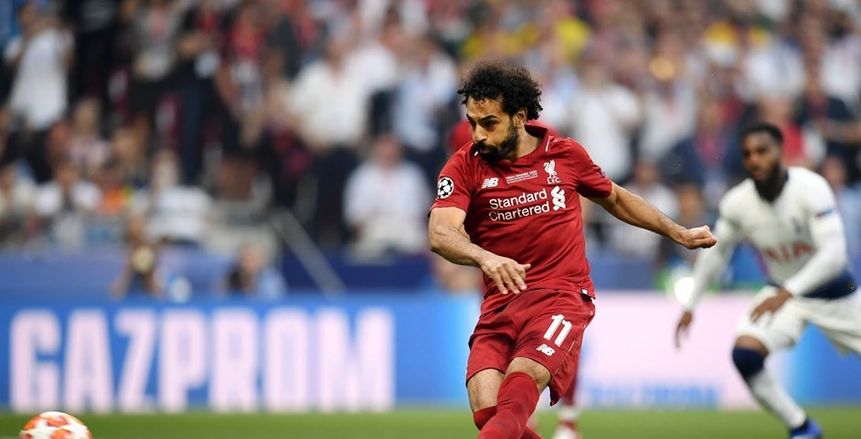 رقم تاريخي لمحمد صلاح بعد هدفه أمام توتنهام في نهائي دوري أبطال أوروبا