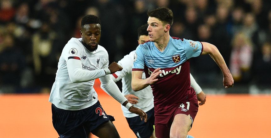 ليفربول يتقدم على وست هام في الشوط الأول بقدم صلاح (فيديو)