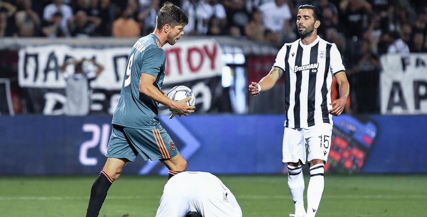بالفيديو.. أياكس يتعادل إيجابيًا مع باوك بتصفيات دوري أبطال أوروبا
