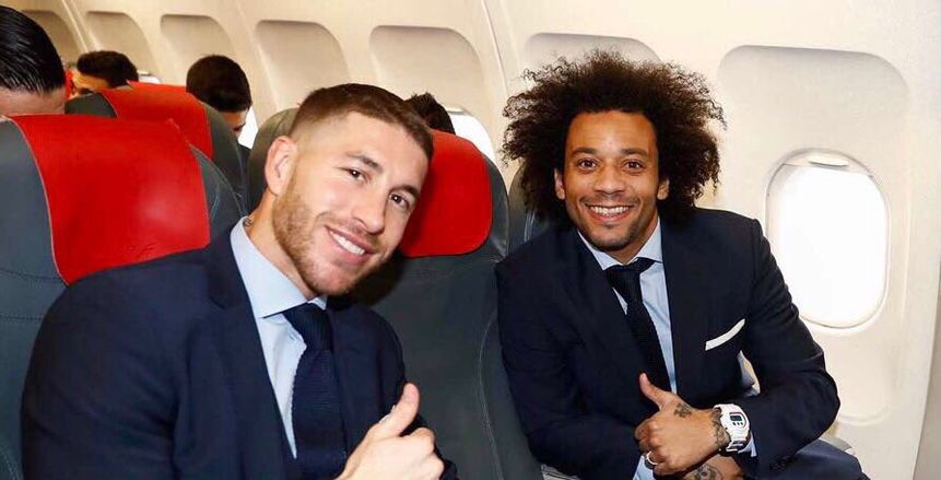بالصور| بعثة ريال مدريد تطير إلى فرنسا لمواجهة سان جيرمان