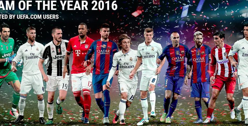 بالصور| الليجا تسيطر على قائمة أفضل تشكيل لعام 2016 من اليويفا