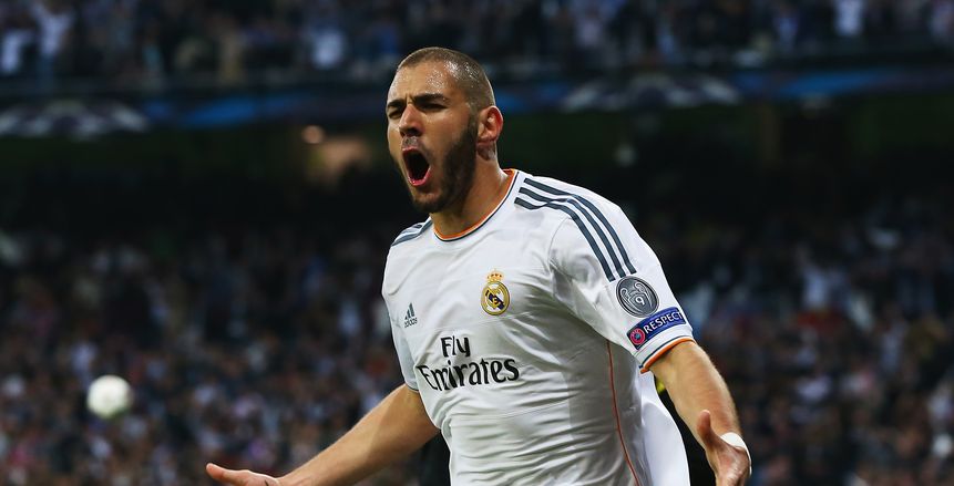 بنزيما يشارك فى تدريبات ريال مدريد