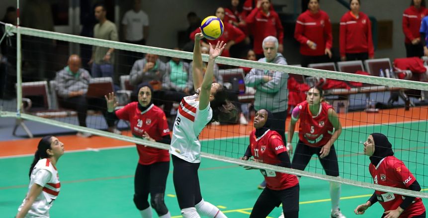 الزمالك يلتقي سموحة في نصف نهائي دوري سيدات الطائرة 