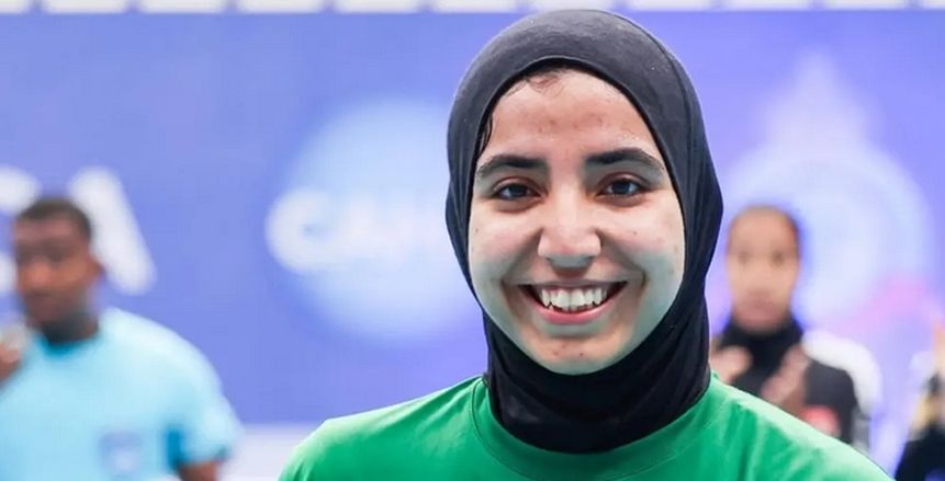 جهاد وائل تفوز بجائزة أفضل لاعبة في مباراة الأهلي وكالارا ياوندي ببطولة أفريقيا