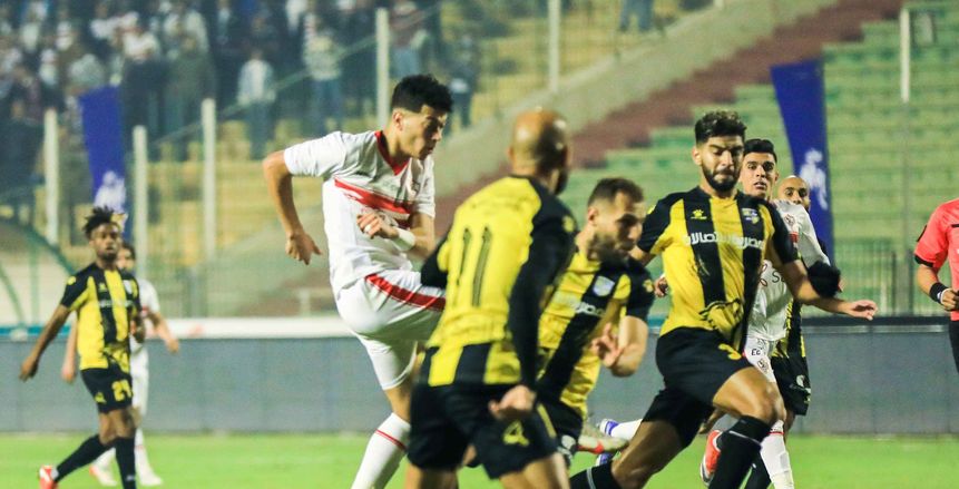 عماد النحاس يحمي حكم مباراة الزمالك ويمنع لاعبي المقاولون من الهجوم عليه
