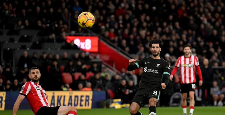 ليفربول يتعادل أمام ساوثهامبتون بهدف لمثله في الشوط الأول بالدوري الإنجليزي