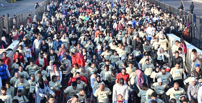 60 ألف مشارك في النسخة العاشرة من سباق زايد الخيري بمصر