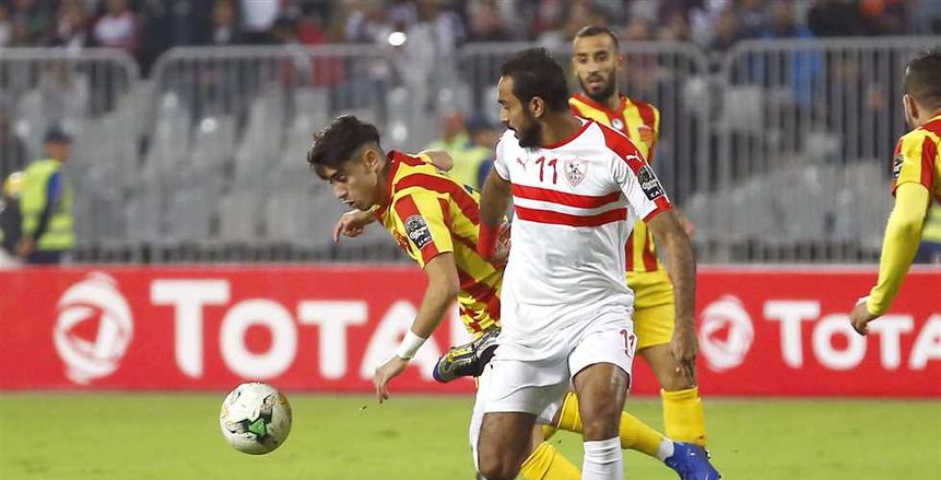 التعادل السلبي يحسم الشوط الأول من مواجهة الزمالك ونصر حسين داي