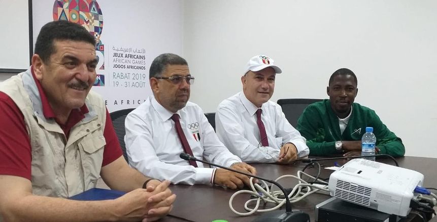 بعثة مصر تتسلم "أيديهات" أعضائها بدورة الألعاب الأفريقية في المغرب