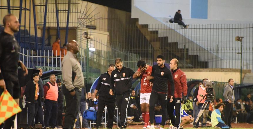 الأهلي يكشف حجم إصابة علي معلول وحسام حسن أمام غزل المحلة