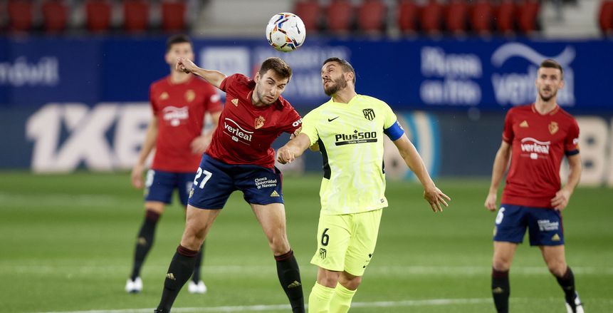 موعد مباراة أتلتيكو مدريد وأوساسونا والقنوات الناقلة لها