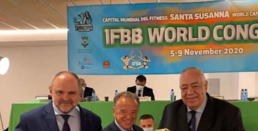 صبحي يشيد باختيار رئيس اتحاد كمال الأجسام كأفضل إداري في العالم