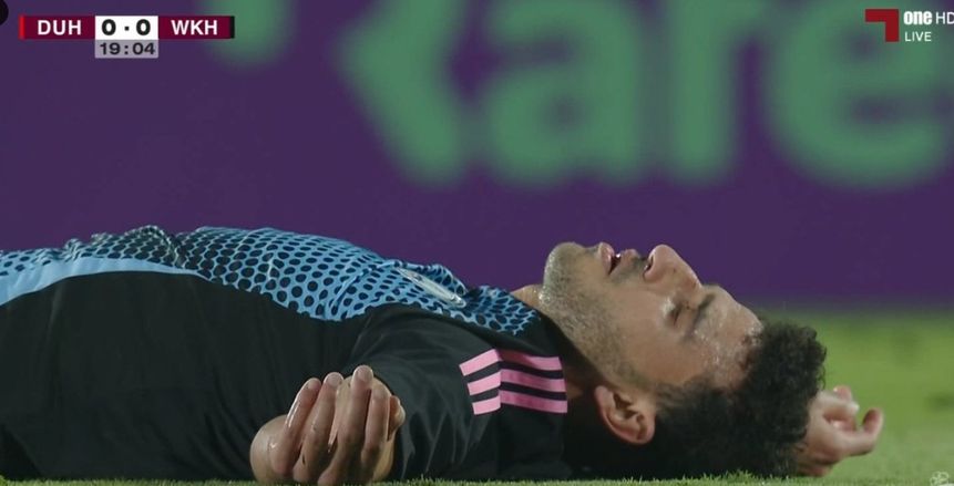 إصابة خطيرة لحمدي فتحي في الرأس بكأس نجوم قطر