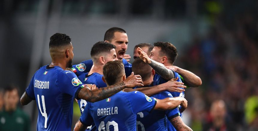 منتخب إيطاليا يحقق 4 أرقام تاريخية في يورو 2020