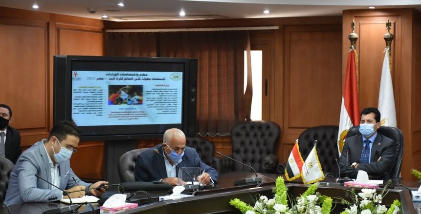 وزير الشباب والرياضة يلتقي باللجنة المنظمة لبطولة العالم لليد 2021