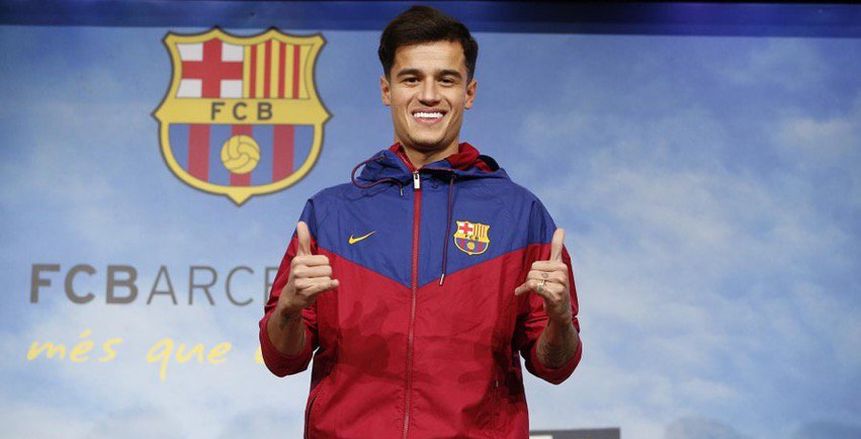 لاعبو «برشلونة» يرحبون بـ«كوتينيو»