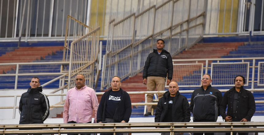 جهاز منتخب مصر يحضر مباراة سيراميكا كليوباترا ومودرن سبورت
