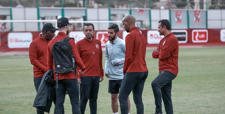 مران الأهلي: موسيماني يحفز ناصر ماهر.. وجلسة جيم لوليد سليمان