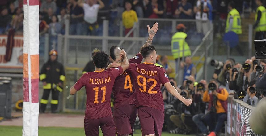 بالفيديو| صلاح يقود روما لفوز يؤجل احتفالات يوفنتوس بلقب الدوري الإيطالي