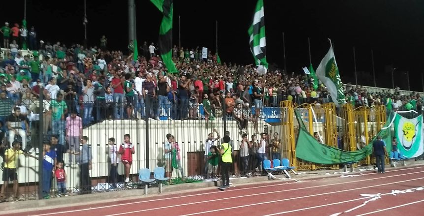 جماهير الاتحاد تحتشد باستاد الإسكندرية لمؤازرة الجهاز الفني واللاعبين