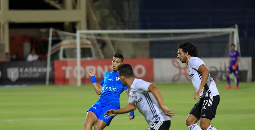 ملخص مباراة الزمالك والجونة في الدوري المصري