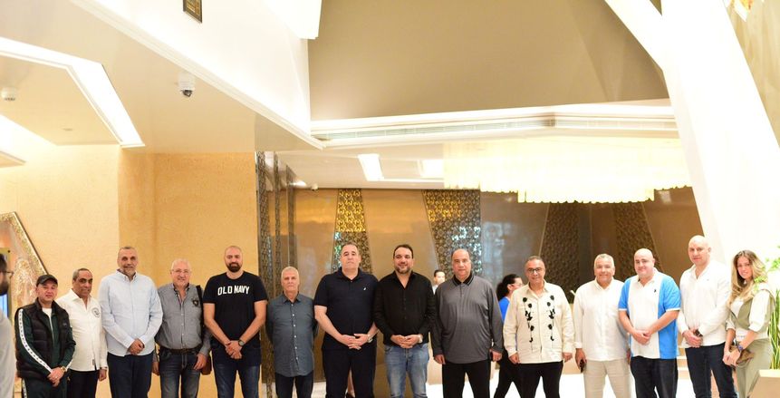 وفد اتحاد السلة يزور معسكر بعثتي الاتحاد السكندري والأهلي في البحرين