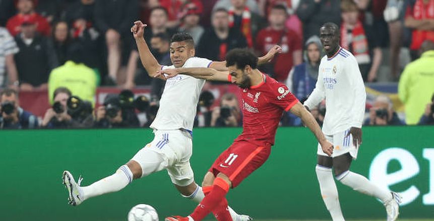 محمد صلاح يهدد مرمى ريال مدريد وكورتوا يواصل التألق