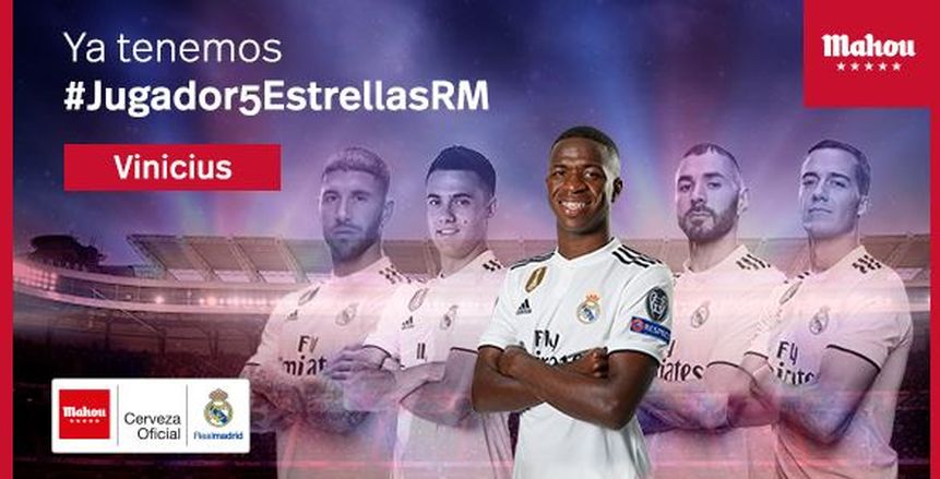 «فينيسيوس» لاعب شهر فبراير في ريال مدريد