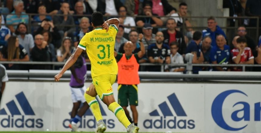 بالكعب.. مصطفى محمد يصنع هدفا لنانت أمام أجاكسيو في الدوري الفرنسي