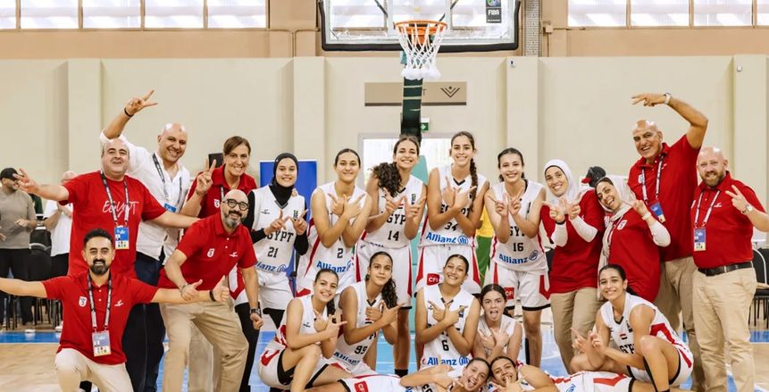 لأول مرة في التاريخ.. مصر تفوز بكأس أفريقيا لكرة السلة للناشئات