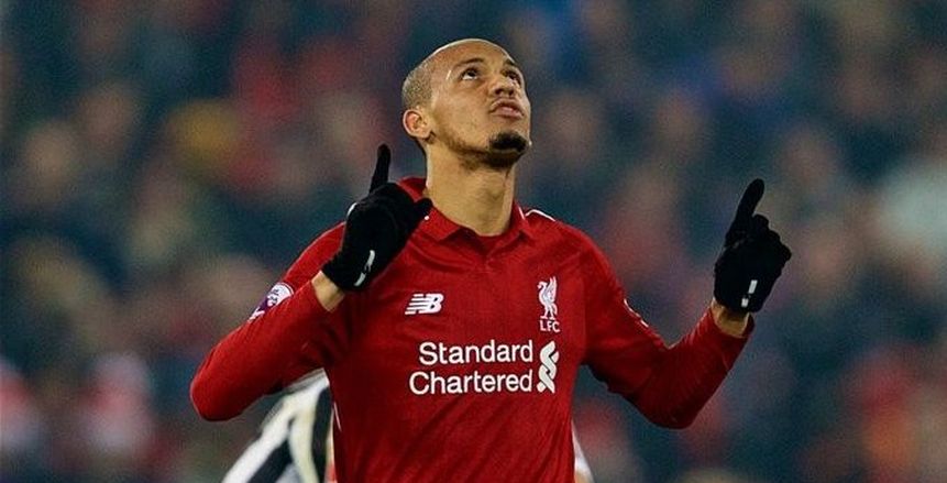 فابينيو يسجل ثاني أهداف مباراة ليفربول وواتفورد في الدوري الإنجلزي
