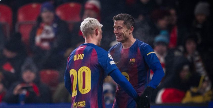 برشلونة يفوز على سلافيا براجا برباعية ويقفز للمركز التاسع بدوري أبطال أوروبا