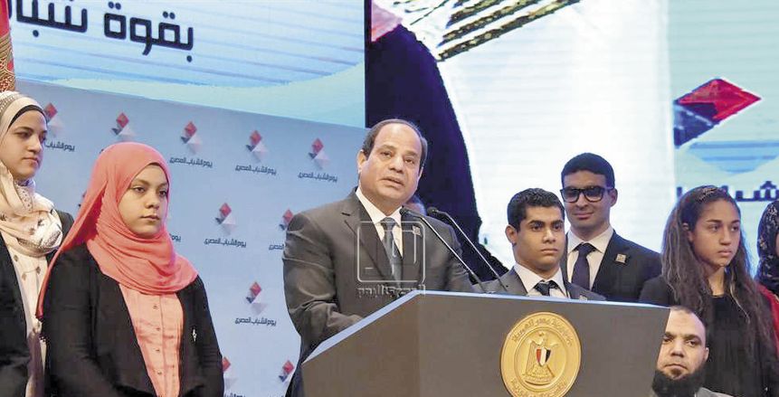 "السيسي" لمنتخب مصر: أسعدتم الشعب المصري وكل البلاد العربية