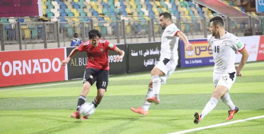 ملخص وأهداف مباراة مصر وليبيا بصوت الكاديكي والمعيرفي «فيديو»