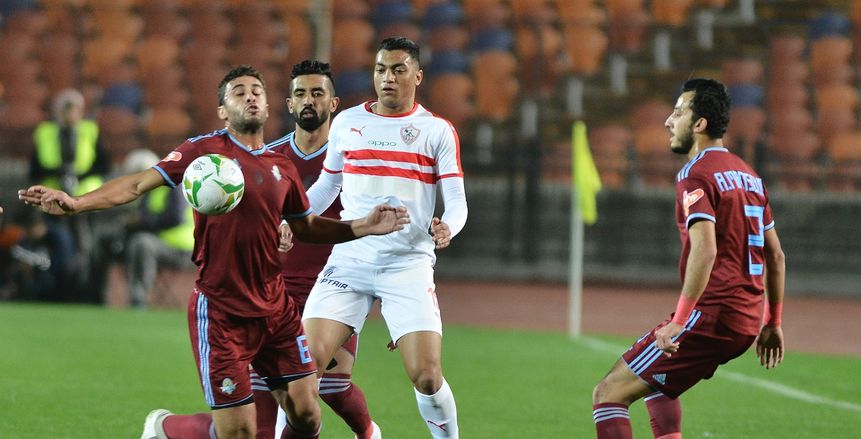 اشتباكات بين لاعبي الزمالك وبيراميدز بعد انتهاء المباراة بسبب "إشارة خارجة"