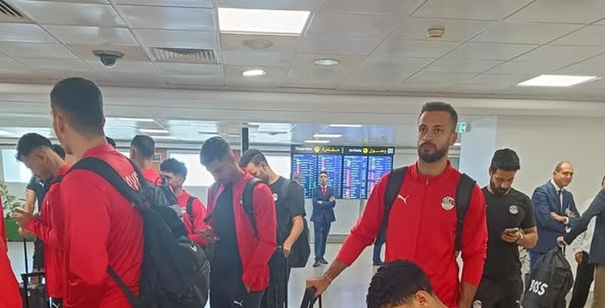 وصول بعثة منتخب مصر الثاني المشارك في كأس العرب إلى المغرب «صور»