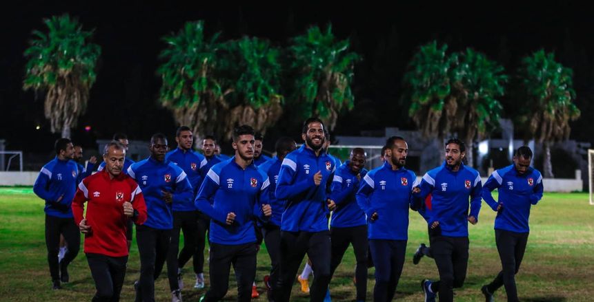 بحضور السفير.. الأهلي يخوض ثاني تدريباته في تونس