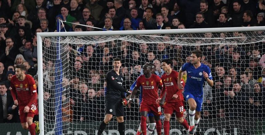 تشيلسي يتقدم على ليفربول بهدف في الشوط الأول