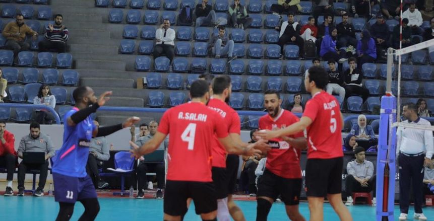 تفاصيل استعدادات الأهلي لمواجهة النصر البحريني في نهائي البطولة العربية للطائرة