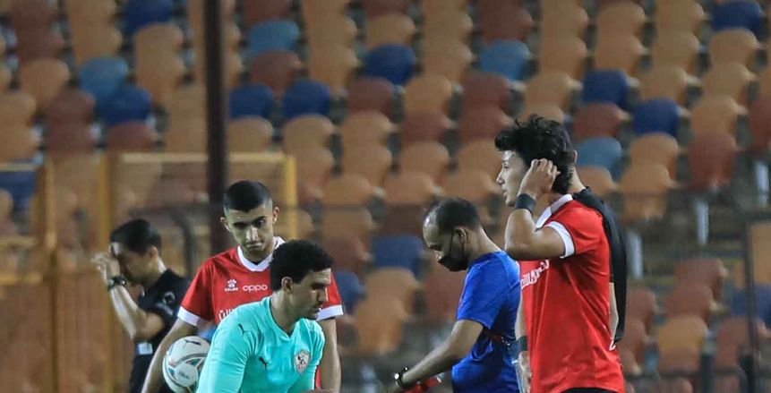 عمرو جمال يضع طلائع الجيش في المقدمة ضد الزمالك بالشوط الأول