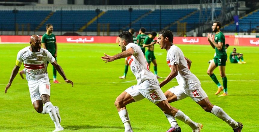 ملخص مباراة الزمالك والمصري اليوم